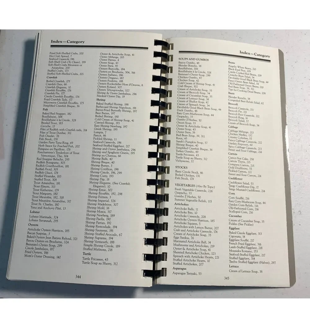 vintage cookbook La Bonne Cuisine New Orleans restaurants recipes spiral bound